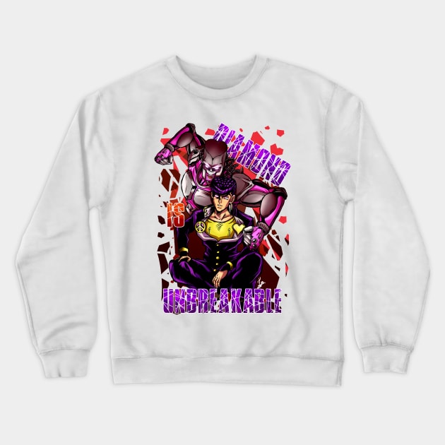 Josuke is Unbreakable! Crewneck Sweatshirt by LucasBrenner